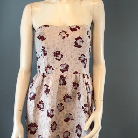 NWOT Shoshanna Strapless Floral Dress SZ 6 - Picture 3 of 14